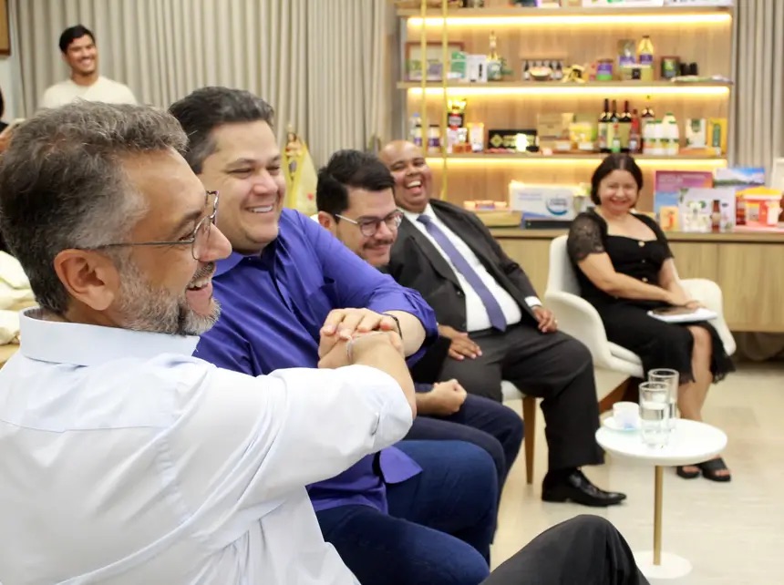 img_0287 Governador Clécio e senador Davi reúnem com Amapá Minerals e avançam no processo de retomada da atividade mineral no estado